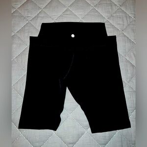 Lululemon black leggings size 8.